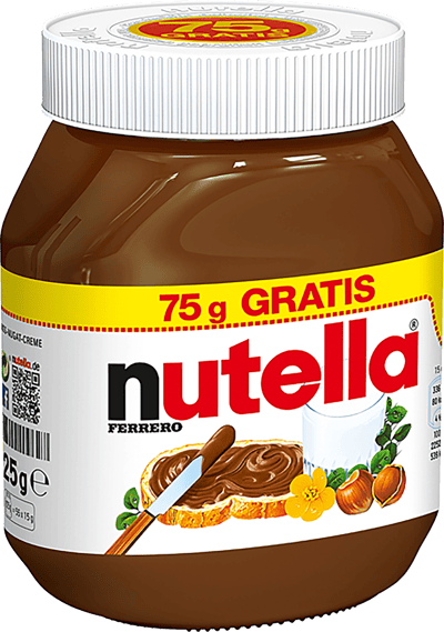 Nutella 750g+75g