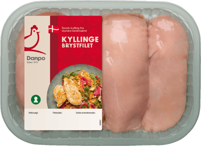 Danpo Landkylling Brystfilet  1000 g