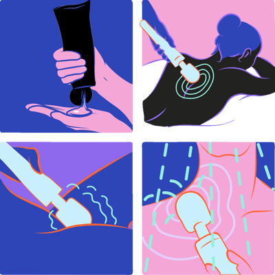 Sündige Luxy Blå Ekstra Kraftig Magic Zauberstab Vibrator