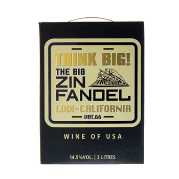 Denken Sie an Big Lodi Zinfandel 3L Bib