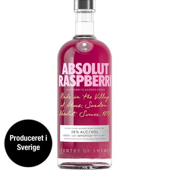 Absolut Raspberri 38% 1 L.