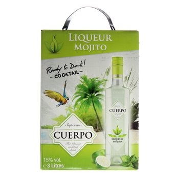 Cuerpo mojito 15% de bolsa en la caja 3.0 l.