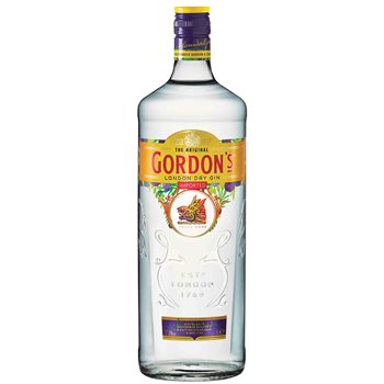 Gordons gin 37,5% 1 l.