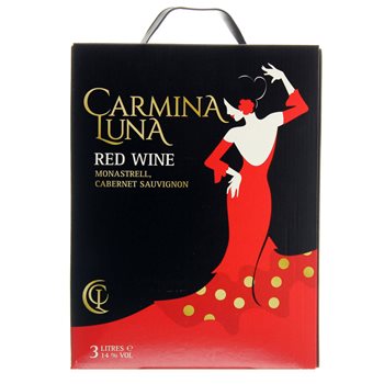 Carmina Luna Rotwein 3 l. LÄTZCHEN