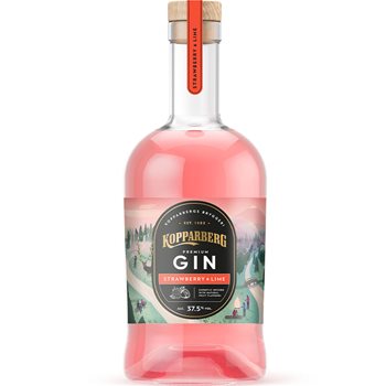 Kopparberg Gin Strawberry & Lime 37,5% 0,7 L.