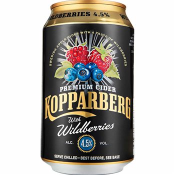 Kopparberg bosque bayas 4.5% 24x0.33 l.