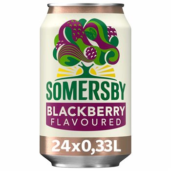 Somersby Blackberry - Blackberry Cider 4,5%, 20x33cl. kan