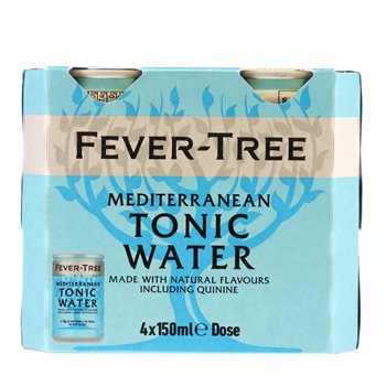 Feber-tre Middelhavet Tonic Water 4x150 ml DS. + Innskudd