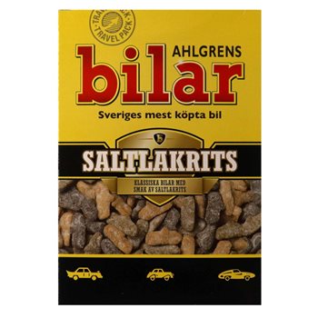 Ahlgrens Bilar Salt Licorice Box 390 g.