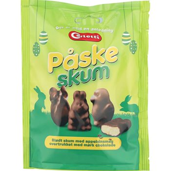 Carletti påskskum med orange smak och mörk choklad 150g