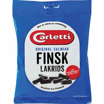 Carletti Originale Salmiak Licorice finlandese 350G