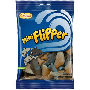 Cloetta mini flipper lakris 120 g.