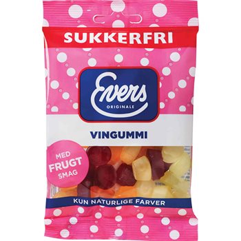 Evers sugar-free wine gum 70 g.