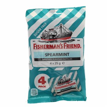 Prietenul pescarului Spearmint Sugar Free 4-pack 100 g