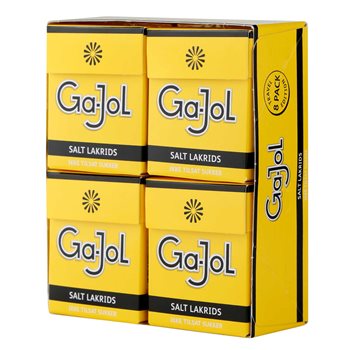 Ga-Jol gul saltad lakrits 8x23 g