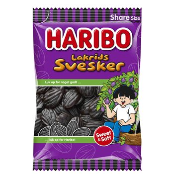 Haribo Licorice svisker 375