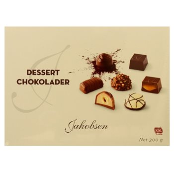 Jakobsen dessert sjokolade 300 g.