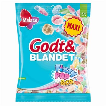 Malaco Good and Mixed Fizzy Pop & Co 330g