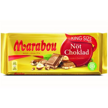 Marabou melk og mutter 250 g