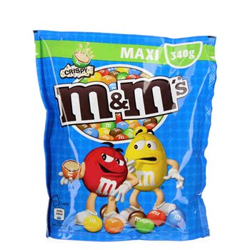 M & Ms knuspriger 340 g.