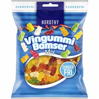 Nordthy Wine Gummies Sugar Gratis 80 g