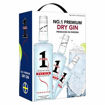 No.1 Premium Gin 37,5% 3 l. HAGESMÆK