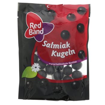 Rødt band Salmiak Kugeln 175G