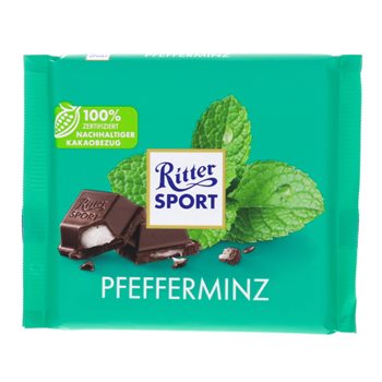 Ritter Sport pepparmynta 100 g