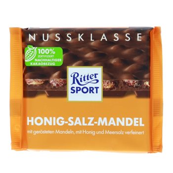 Rittersport honung saltade mandlar 100 g