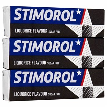 Stimorol Real Liquricic Sugar Gratis 3-Pack 42 g